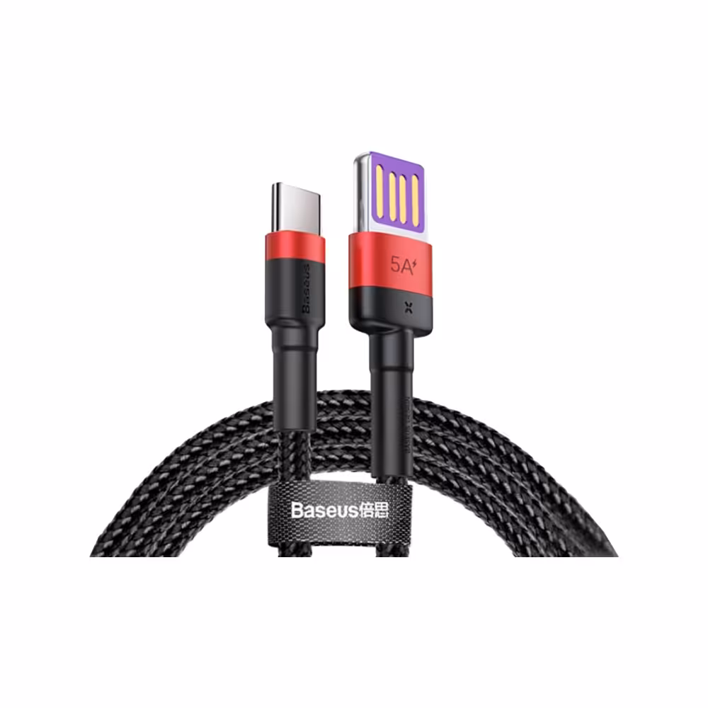 کابل 1 متری تایپ سی بیسوس مدل Cafule HW CATKLF-P