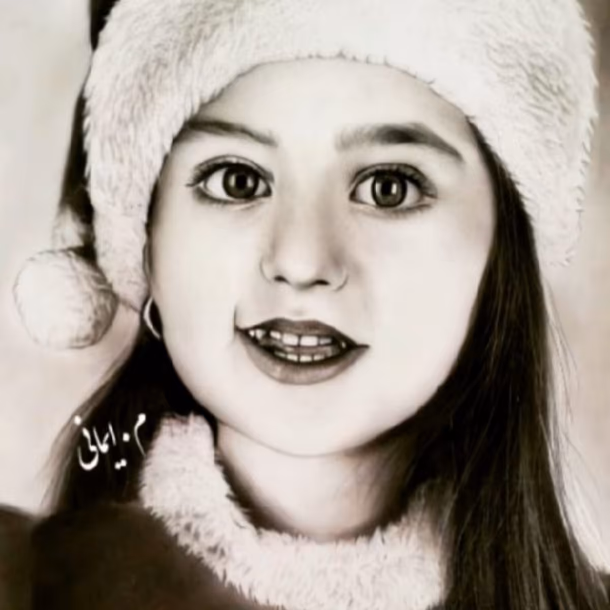 طراحی چهره هایپر رئال 50 در 70