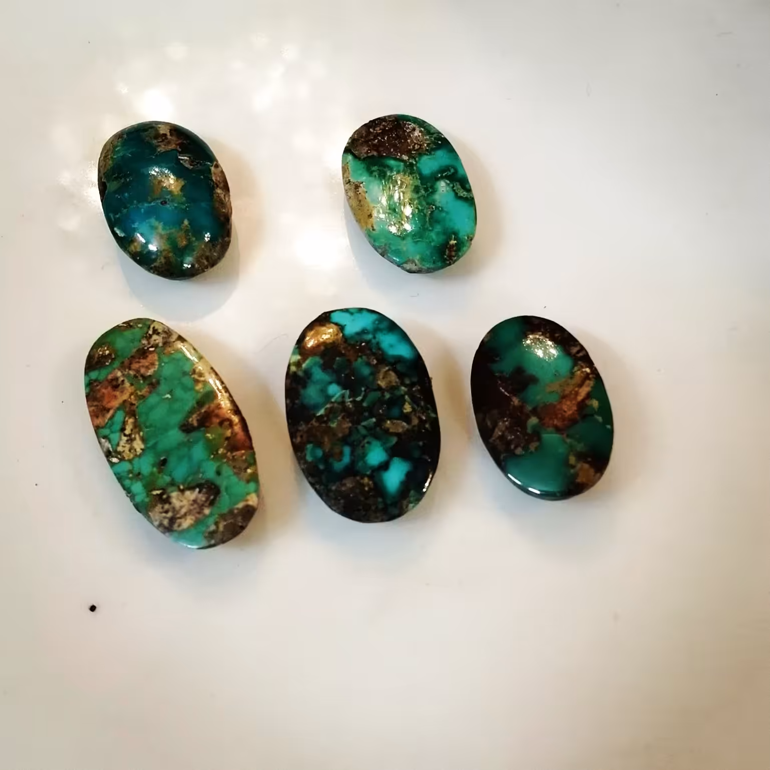 سنگ فیروزه نشابوری اصل طبیعی شجری حسینی