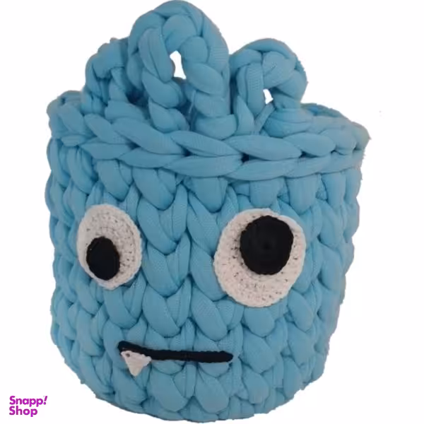 سبد قلاب بافی تریکو طرح عروسکی کد 02