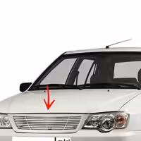 جلو پنجره طرح 7 خط مناسب پراید 132 کد 0023