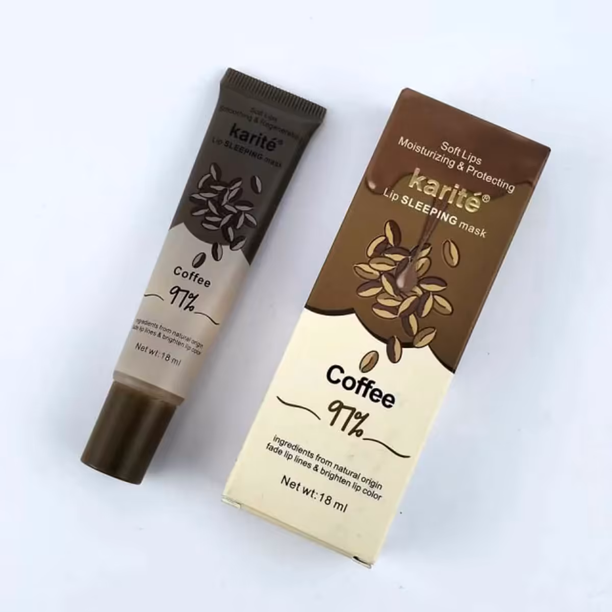 ماسک لب خواب قهوه کاریته