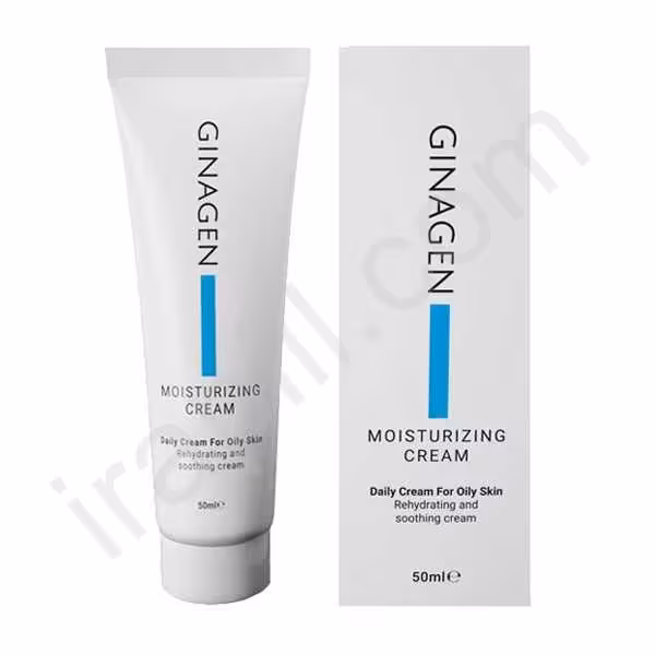 کرم آبرسان پوست چرب ژیناژن حجم 50 میلی لیتر