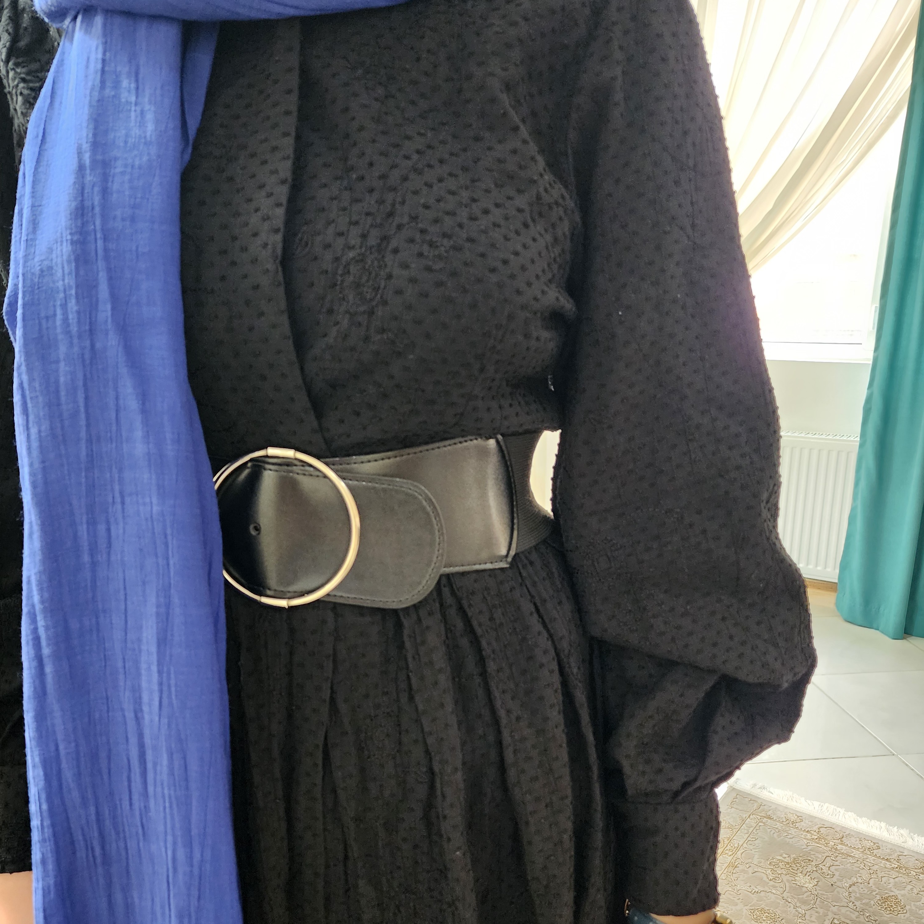 مانتو زنانه خامه دوزی چین سوزنی