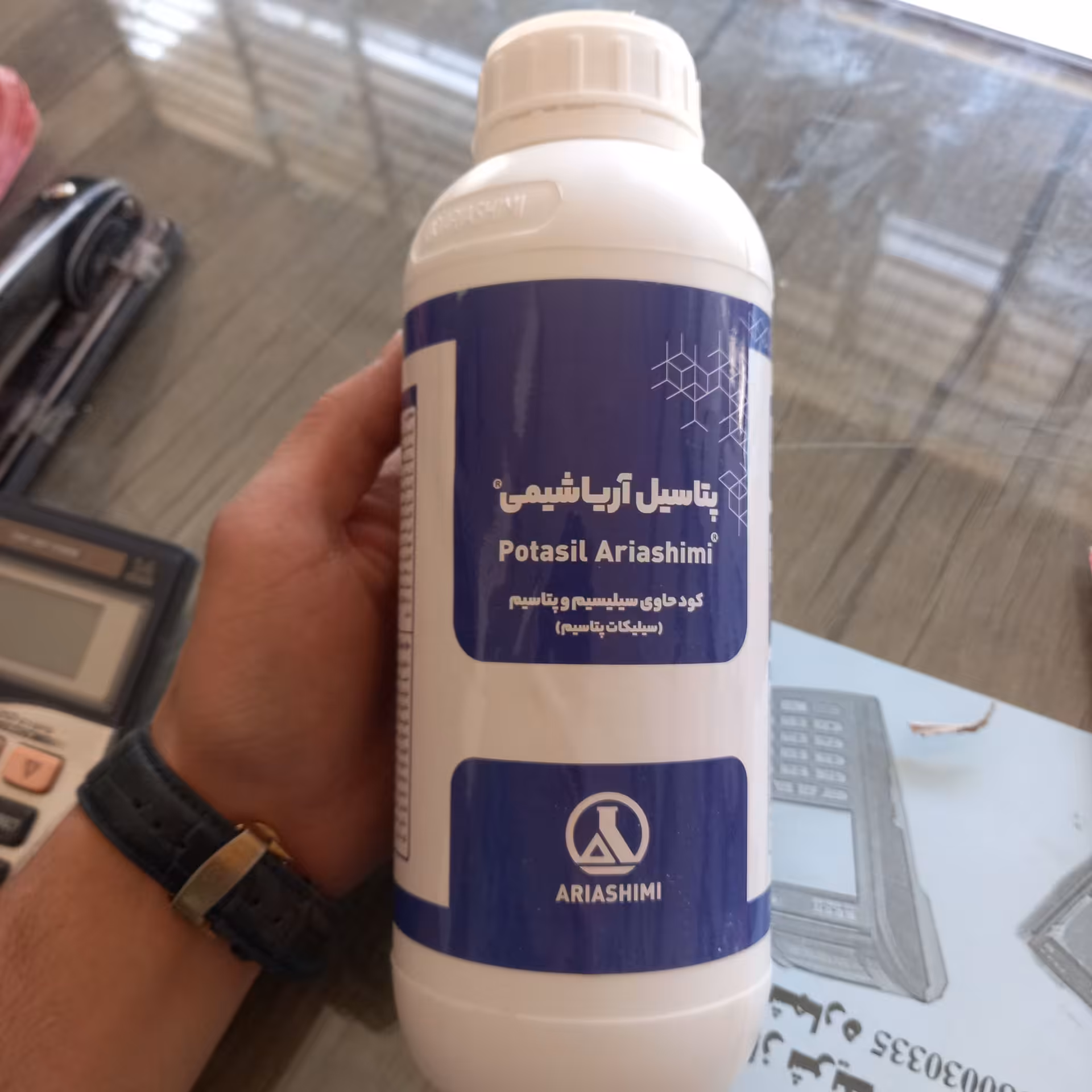 کود سلیکات پتاسیم 1 لیتری اریا شیمی