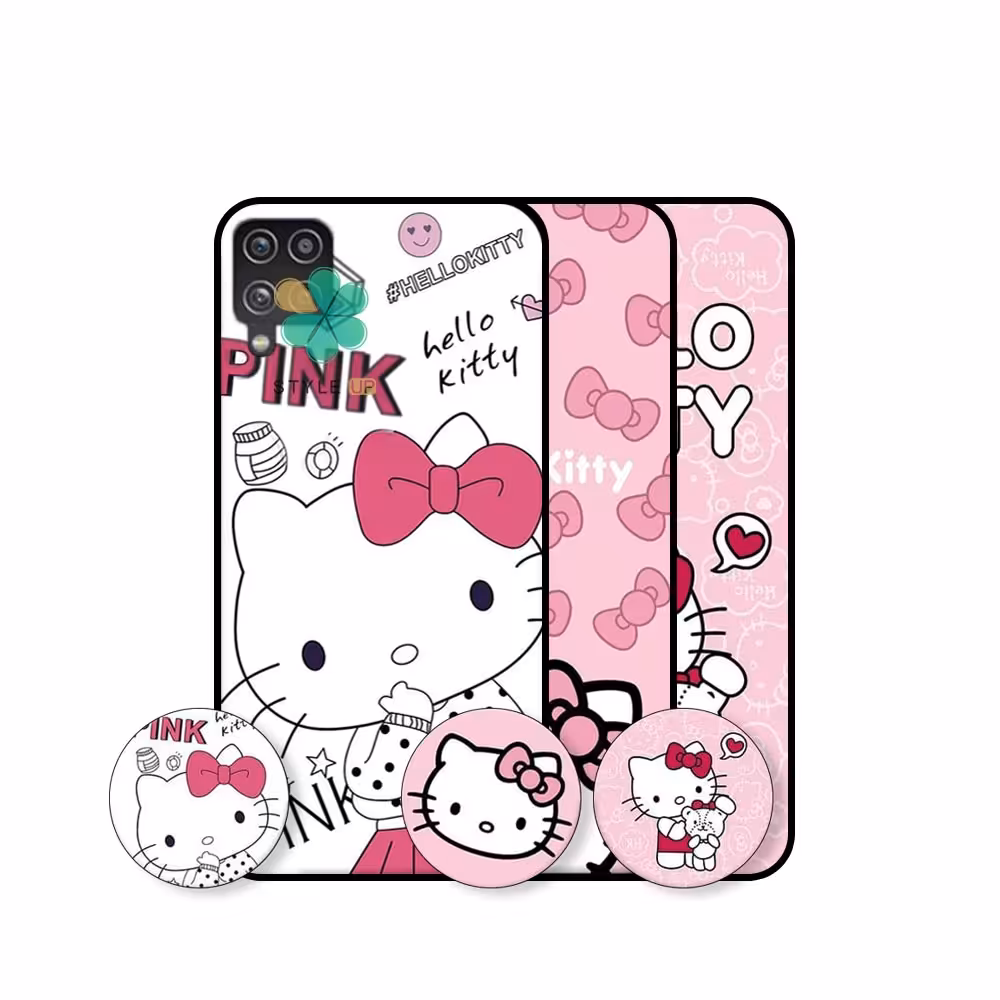 قاب دخترانه گوشی سامسونگ Galaxy A12 Nacho طرح Hello Kitty