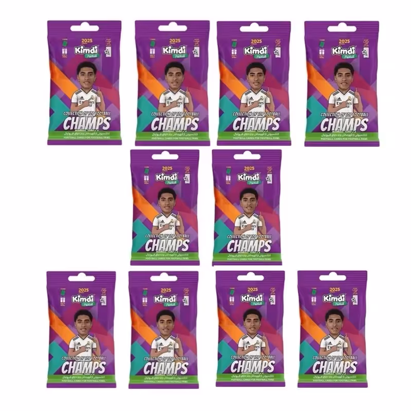 اسباب بازی شانسی کیمدی مدل فوتبالی چمپس 2025 مجموعه 10 عددی