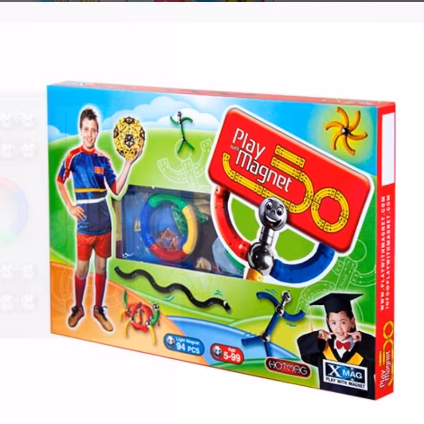 ساختنی مگنت سبک خمیده 94 تکه 