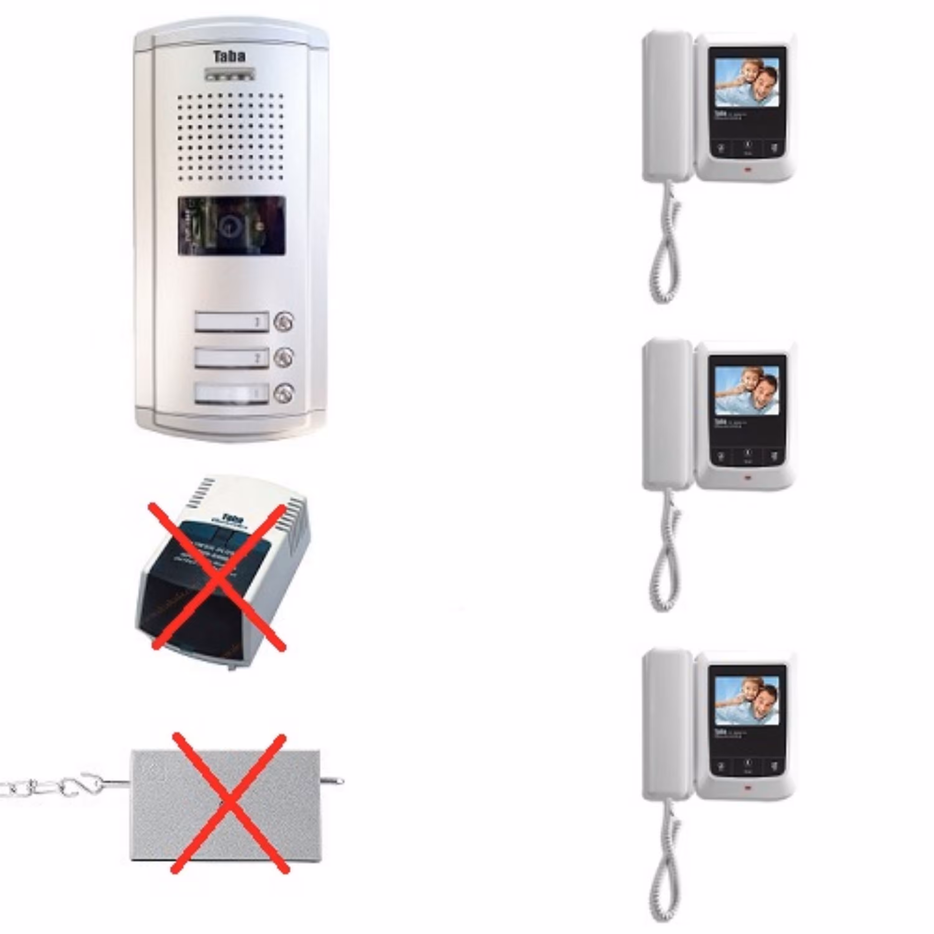 پنل 3 واحدی با مانیتور 1090 تابا الکترونیک