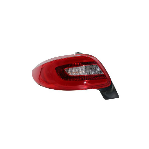 چراغ خطر عقب چپ فابریک مدرن مناسب پژو 207 همراه با لامپ و LED