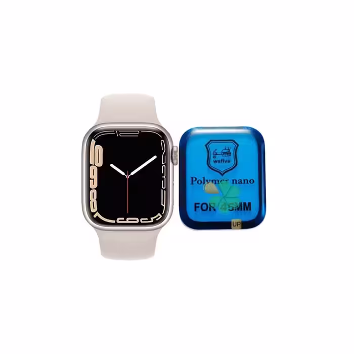 گلس ساعت اپل واچ Apple Watch 7 45mm مدل Polymer Nano