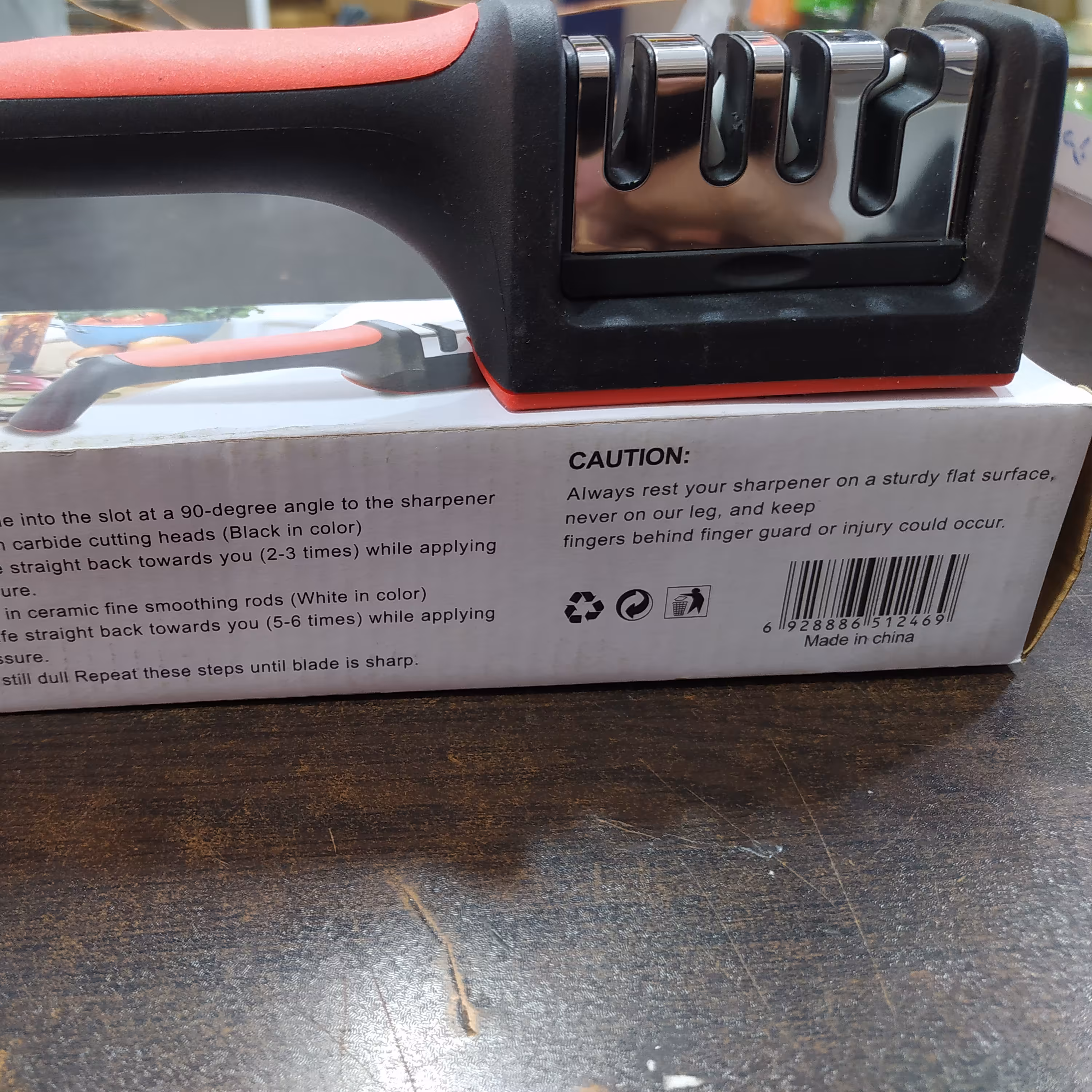 چاقو تیز کن دسته دار وارداتی کیفیت عالی به همراه ارسال رایگان 