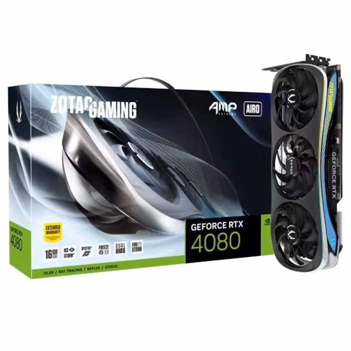 کارت گرافیک زوتک Zotac RTX 4080 AMP Extreme AIRO 16GB