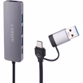 هاب پنج پورت تایپ سی و USB آی فورتک مدل IF-13EL