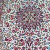 6 متری طرح گلفرنگ زمینه کرم 