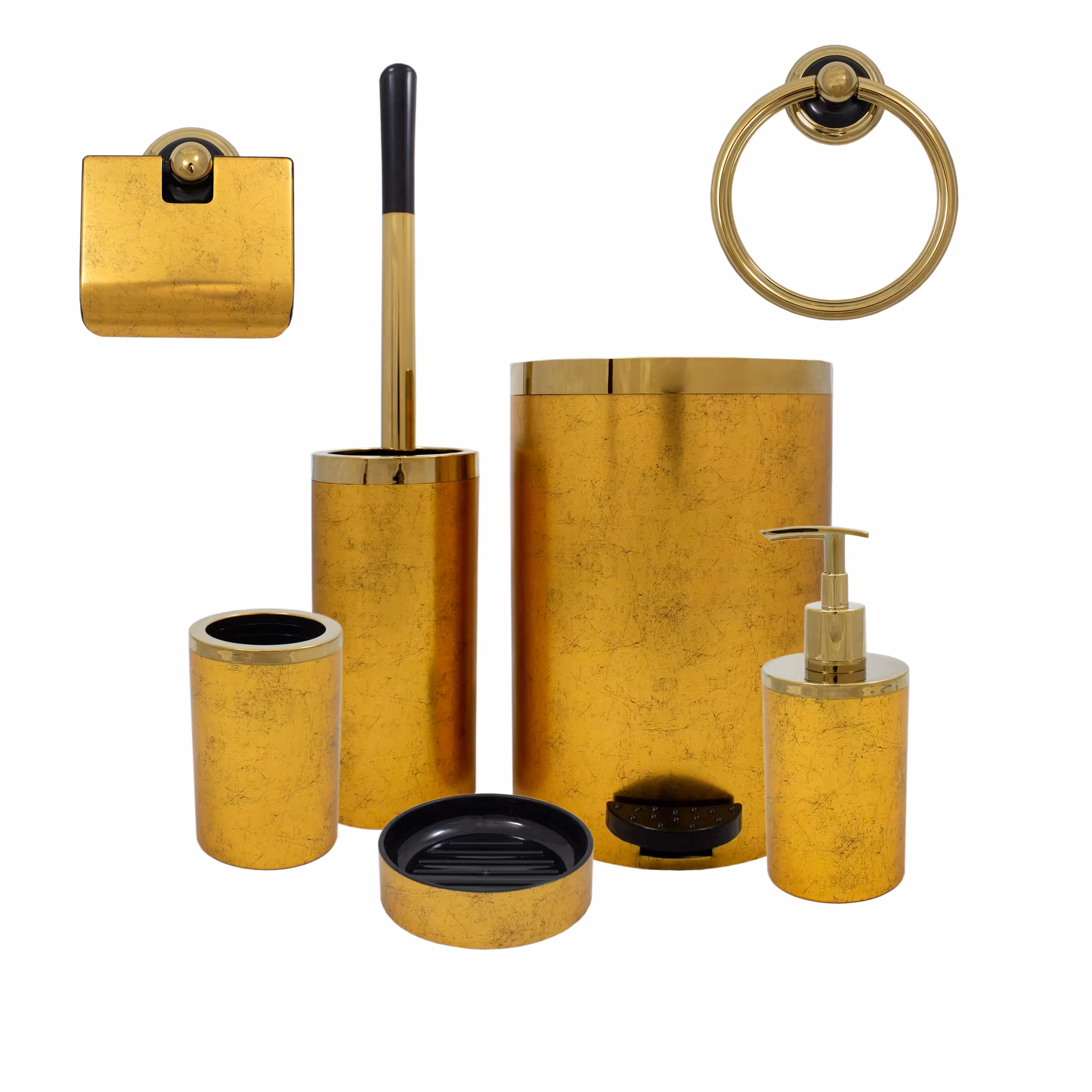 سرویس بهداشتی 7 پارچه روشا مدل آنتیک طلایی