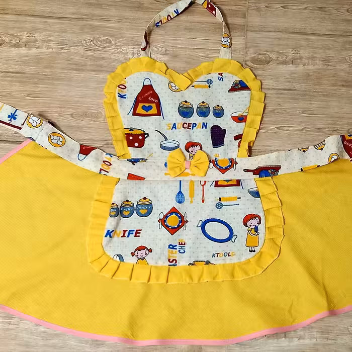 پیشبند تک دامنه کلوش زیبا و دلبر،با جنس عالی و قیمت بسیار مناسب 75000تومان