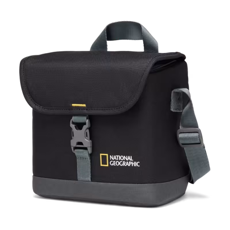 کیف شانه آویز نشنال جئوگرافیک National Geographic Shoulder Bag (Black, Small) NG E2 2360