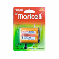 باتری تلفن بیسیم پاناسونیک 600 میلی آمپر مدل p501 موریسل Moricell