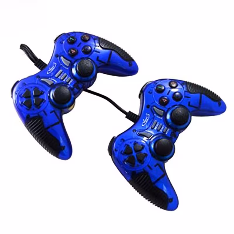 دسته بازی فانتزی دوبل شوک دار ونوس Venous PV-G223 آبی