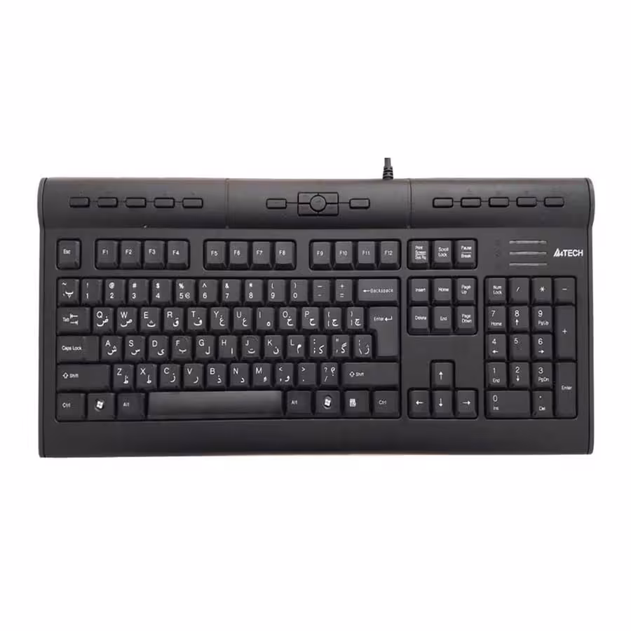 قیمت و خرید کیبورد باسیم ای فورتک مدل KL-7MUU | یاس ارتباط