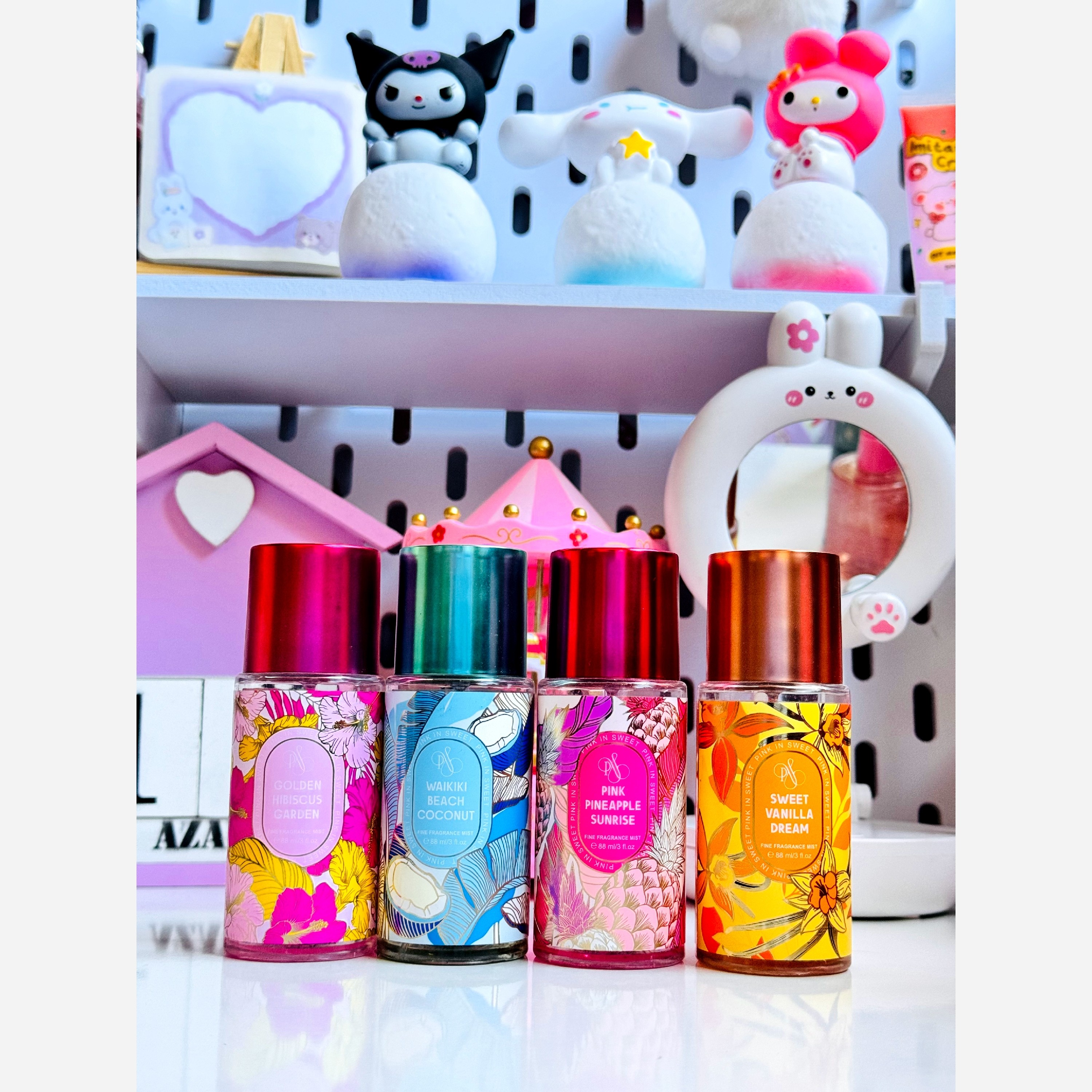 بادی اسپلش بهاری با رایحه فوق العاده خوشبو ماندگاری عالی وانیل نارگیل اناناس گل هیبیسکوس فانتزی کیوت دخترانه پینترستی 