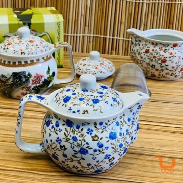 قوری دسته بغل مینیاتوری  صافی دار