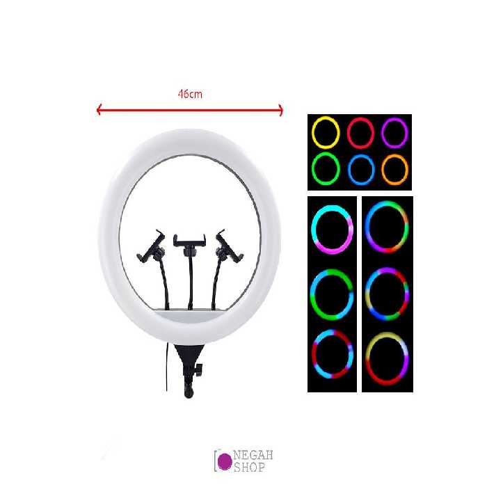رینگ لایت عکاسی CXB RGB YD460C