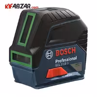 تراز لیزری دو خط نقطه زن نور سبز بوش مدل GCL 2-15 G