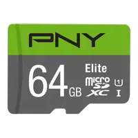 مموری کارت microSD پی ان وای Elite Class10 U1 ظرفیت 64 گیگابایت