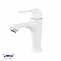 شیر روشویی میشکا سفید کاویان