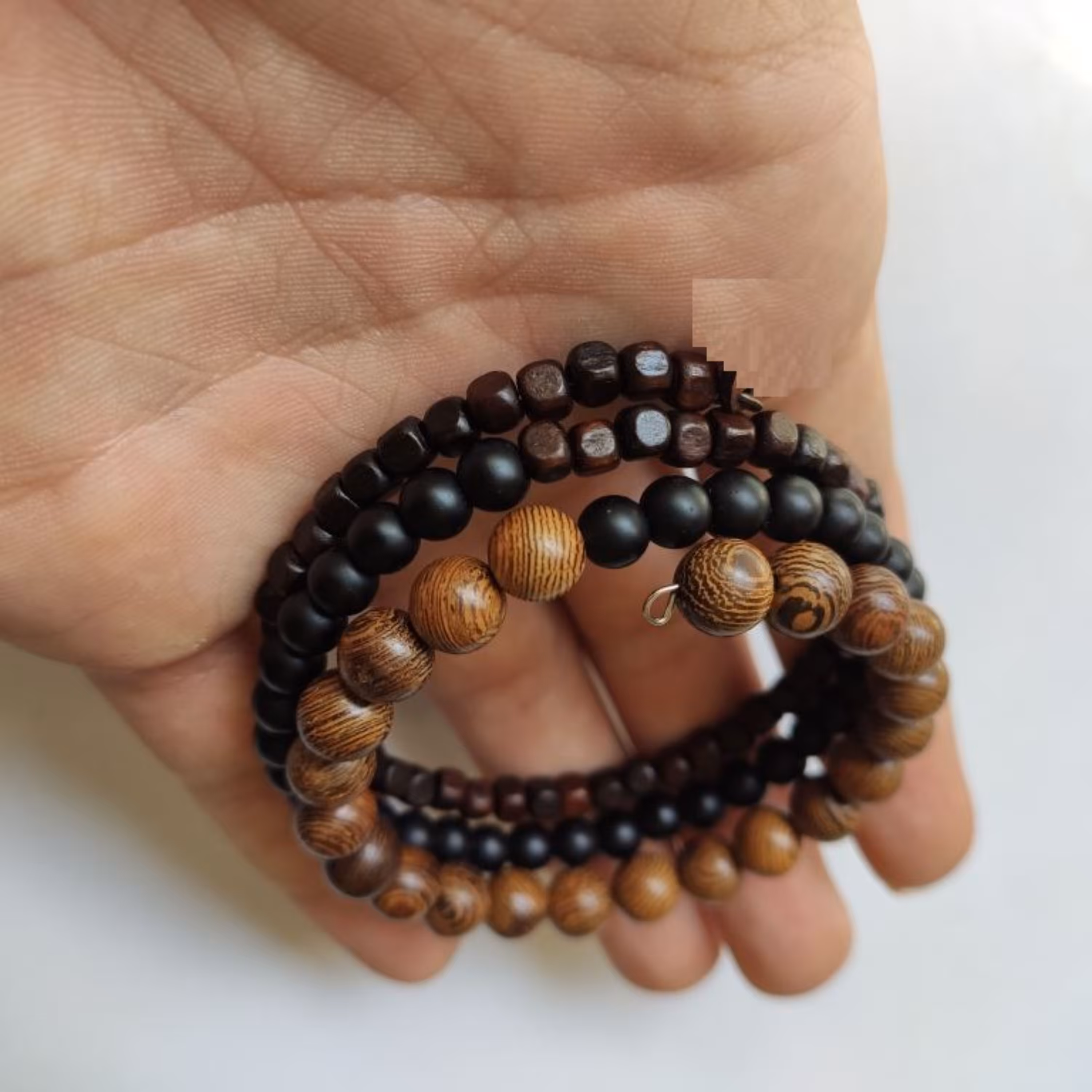 دستبند چوبی و سنگی اسپورت