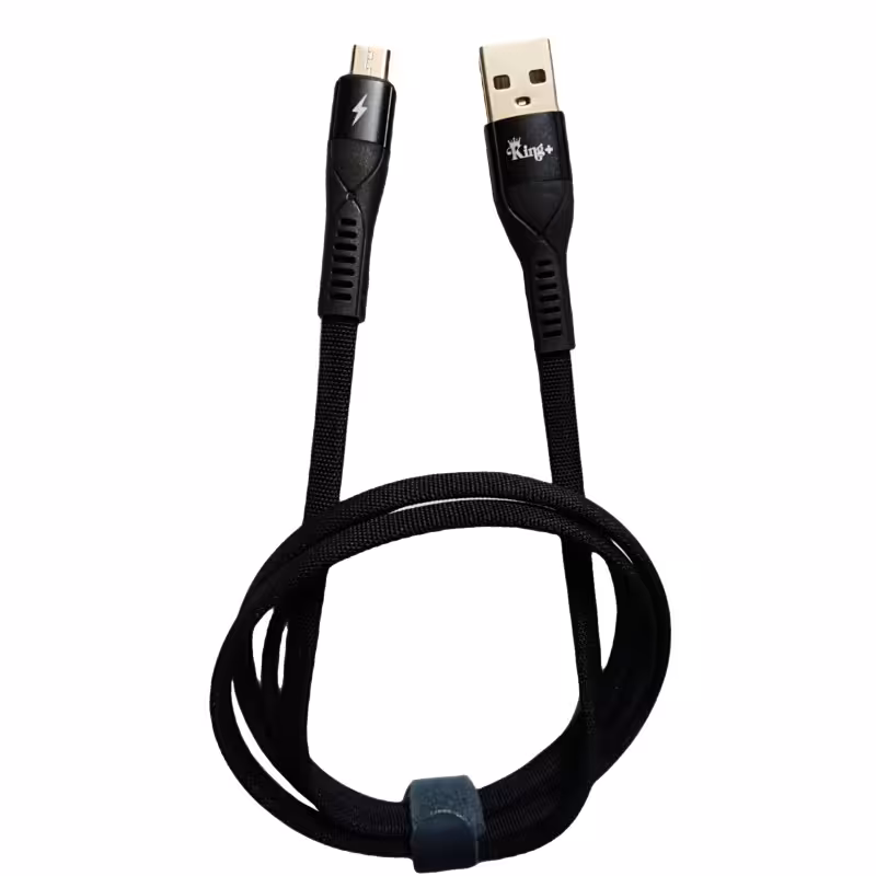 کابل تبدیل USB به microUSB کینگ پلاس مدل HK-23 طول 1 متر
