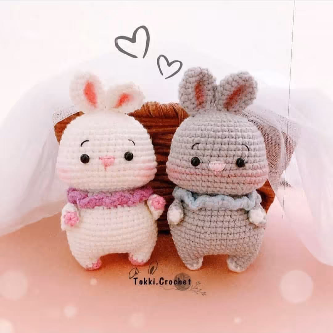 عروسک خرگوش دستبافت