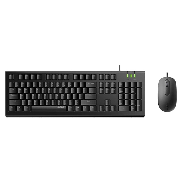 کیبورد و موس با سیم رپو مدل X120 Pro