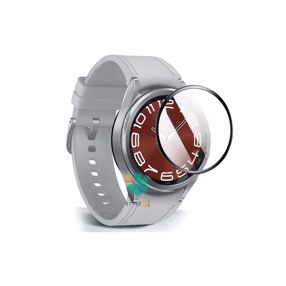 محافظ صفحه ساعت سرامیکی دور مشکی مناسب سامسونگ Galaxy Watch 6 Classic 47mm