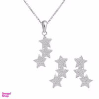 نیم ست نقره زنانه اقلیمه کد NN357