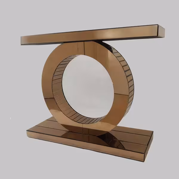 میز کنسول آینه ای گرد کد 78