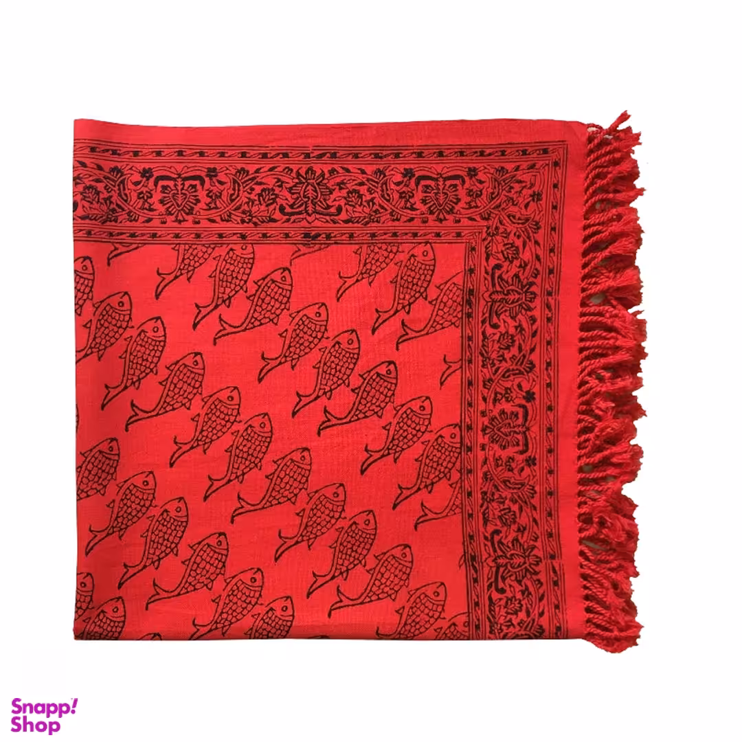 رومیزی قلمکار طرح ماهی سایز 100×100 سانتی متر