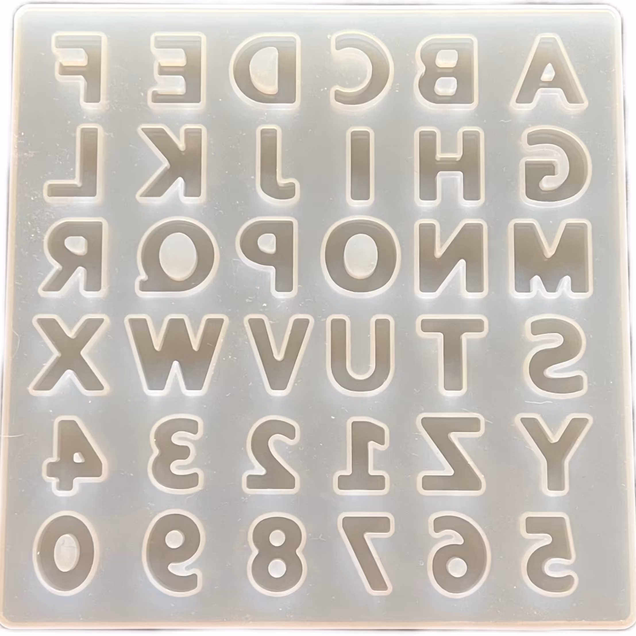 قالب رزین مدل حروف انگلیسی مربع وارداتی