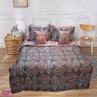 سرویس ملحفه بومرنگ مدل Deborah یکنفره 4 تکه