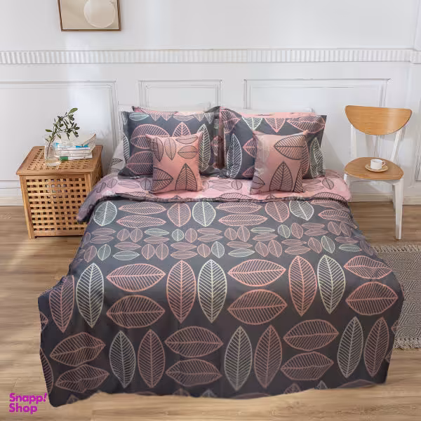 سرویس ملحفه بومرنگ مدل Deborah یکنفره 4 تکه