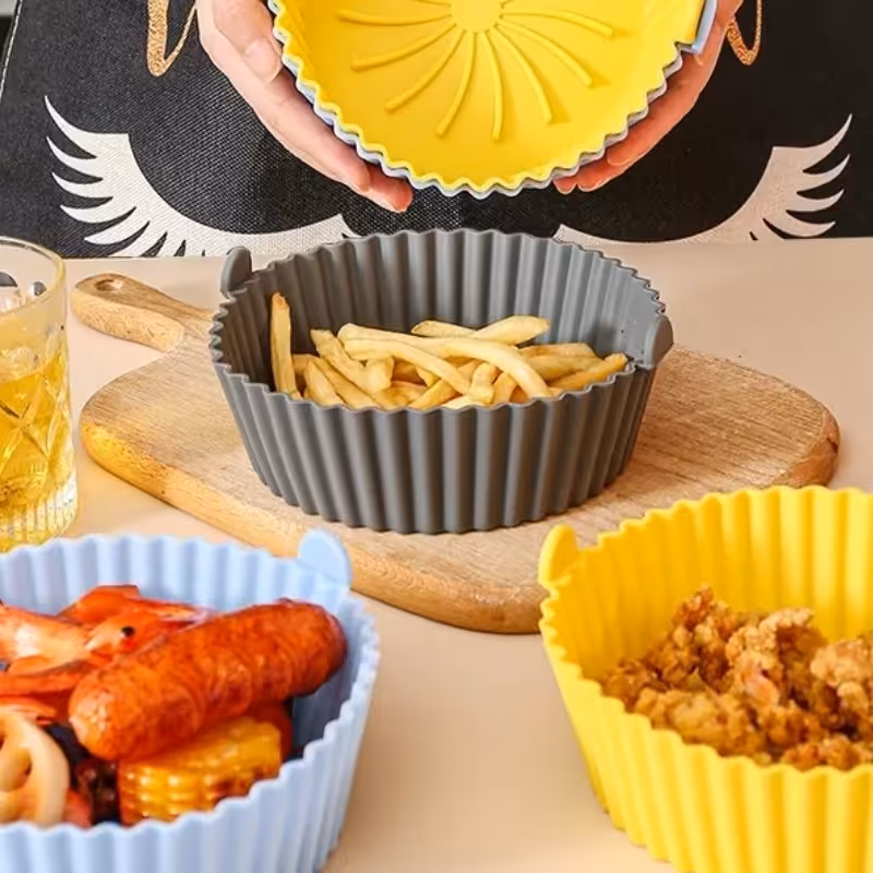 ظرف سیلیکونی سرخ کن قابل شستشو 