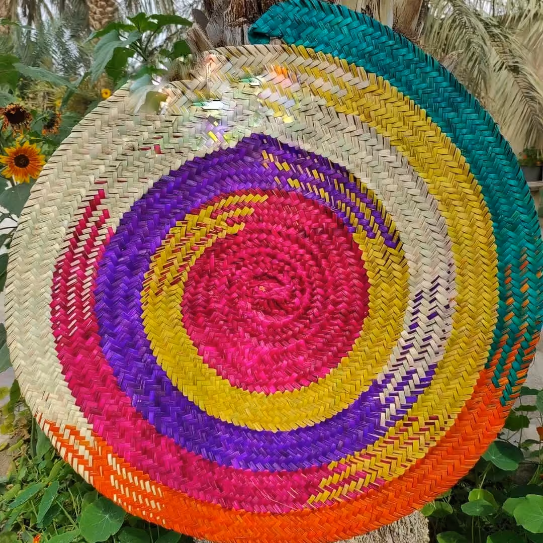 سفره حصیری طرح ابروبادی32