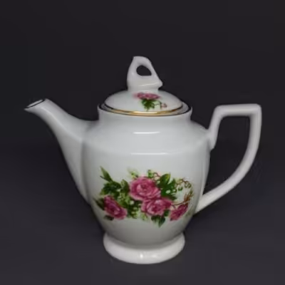 قوری و قهوه خوری گل سرخ