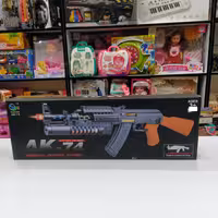 اسباب بازی تفنگ موزیکال کلاش ak47 خارجی باکیفیت 