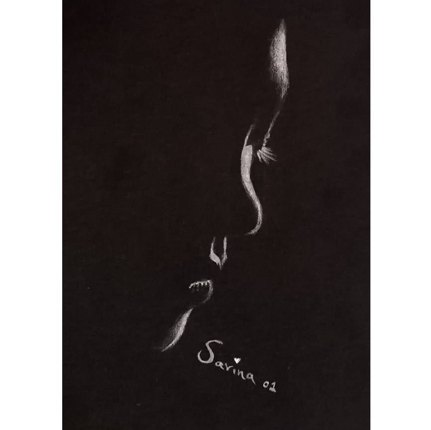 نقاشی low-key طرح صورت