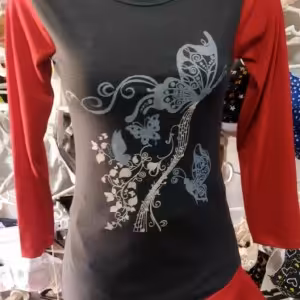 بلوز آستین بلند ویسکوز زنانه