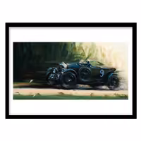 قیمت و خرید تابلو دکوراتیو مدل نقاشی خودرو کلاسیک کد 1207