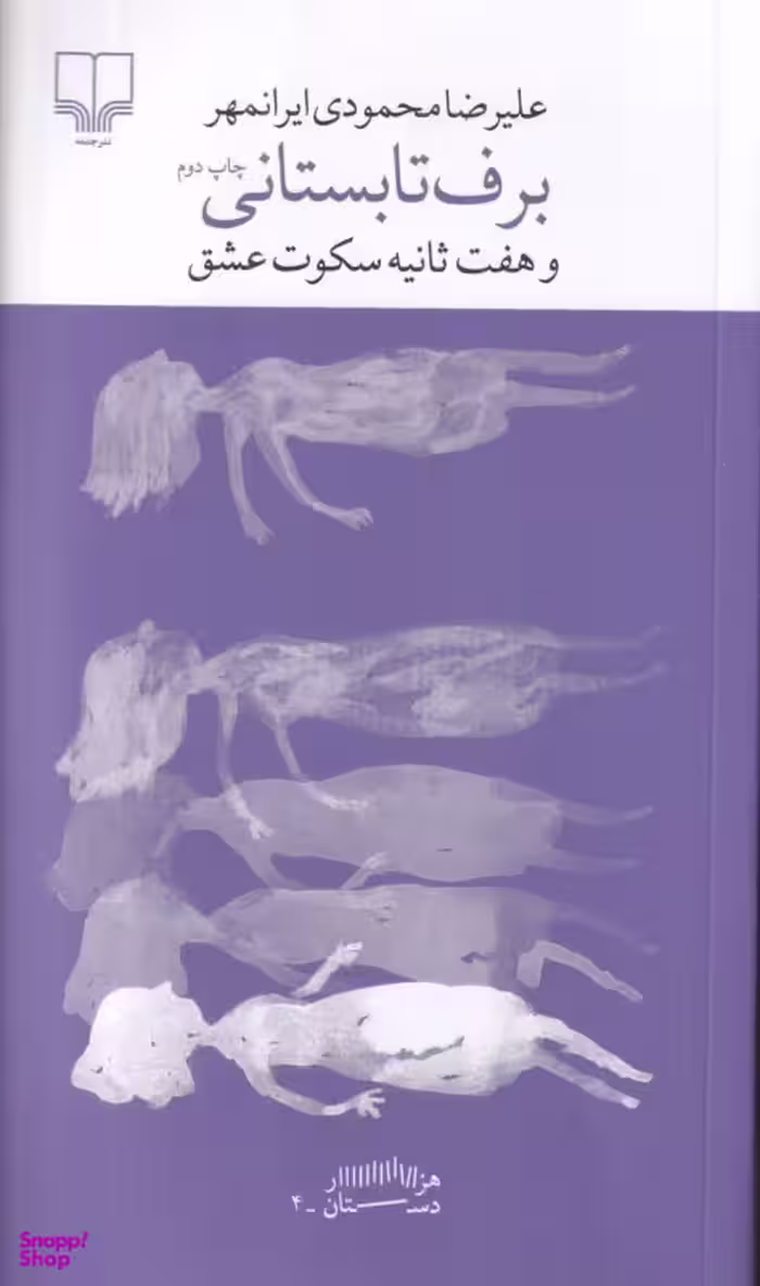 کتاب برف تابستانی و هفت ثانیه سکوت عشق اثر علیرضا محمودی ایرانمهر نشر چشمه